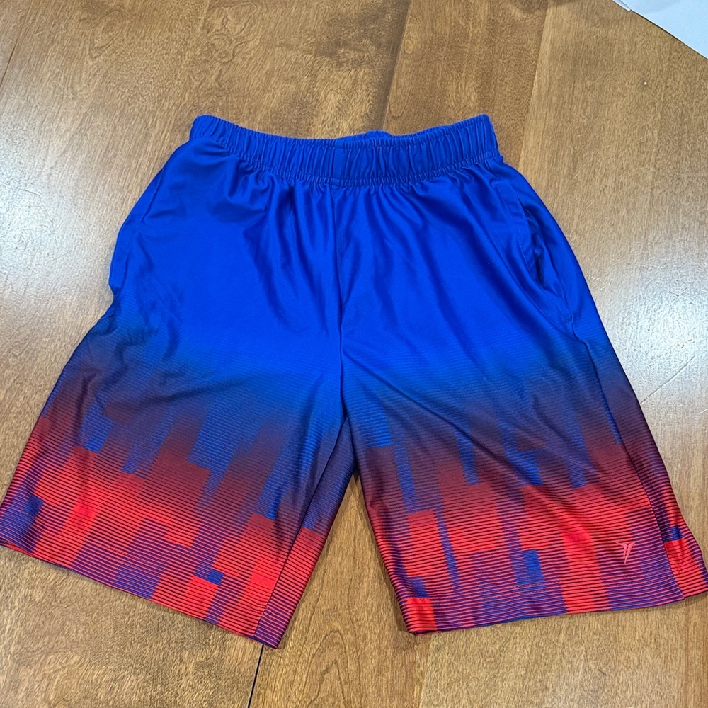 Old Navy Blue and Red Ombre Shorts
